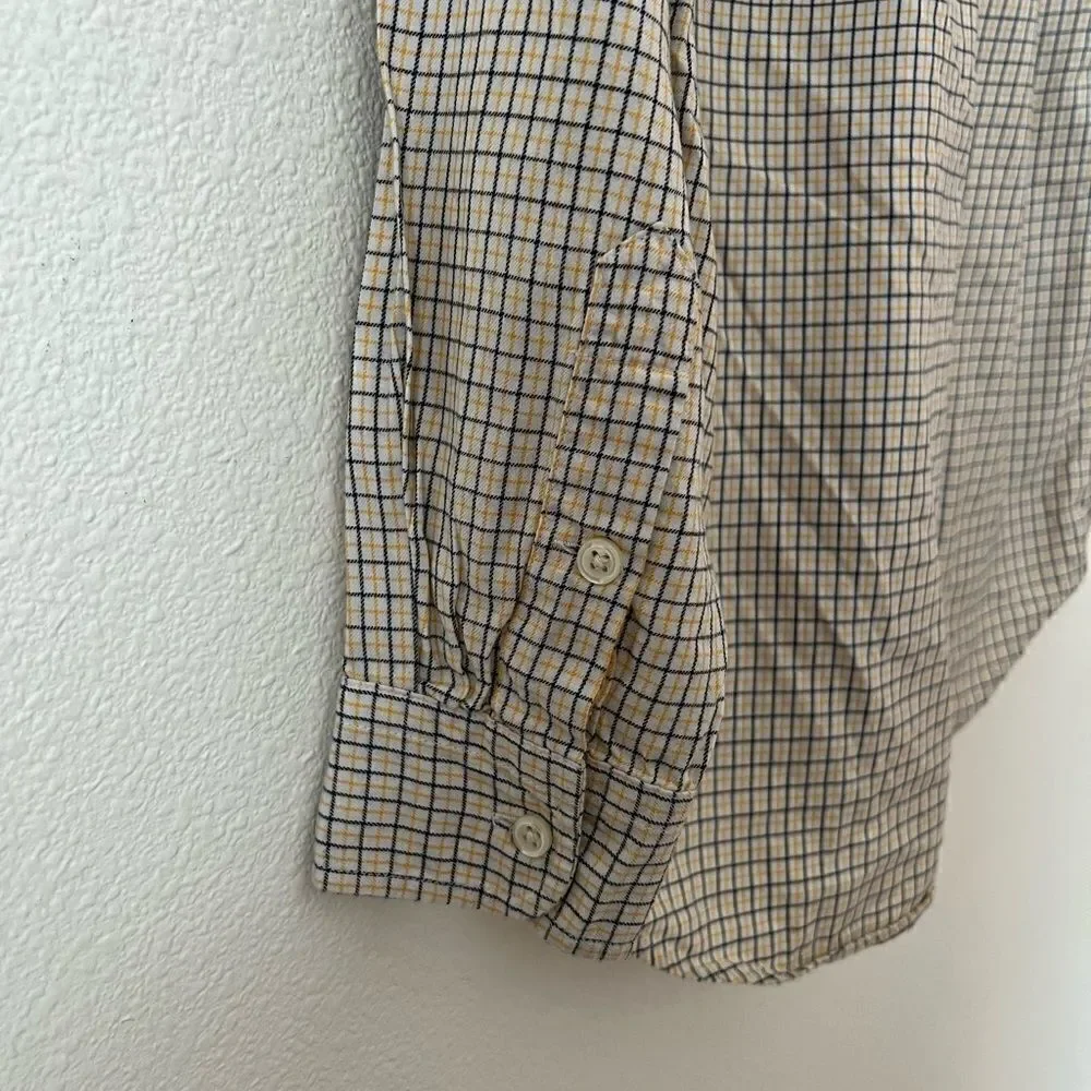 Ralph Lauren Boy’s Plaid Botton Down Shirt sz 14-16 Y